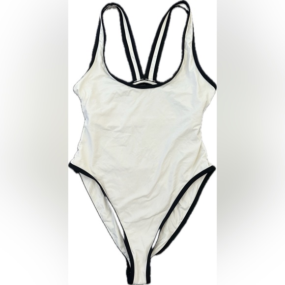 L*Space Ebony White and Black One Piece - Picture 3 of 6